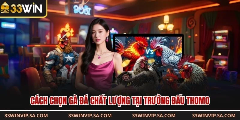Cách chọn gà đá chất lượng tại trường đấu thomo